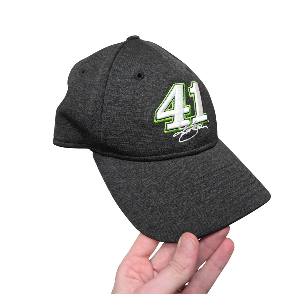 New Era 9TWENTY Kurt‎ Busch 41 NASCAR Hat Womens Grey Adjustable Strapback Cap
